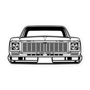 1973 Chevy C/K 10 Series Truck Square Body Bubble-free stickers - Gift for Dad