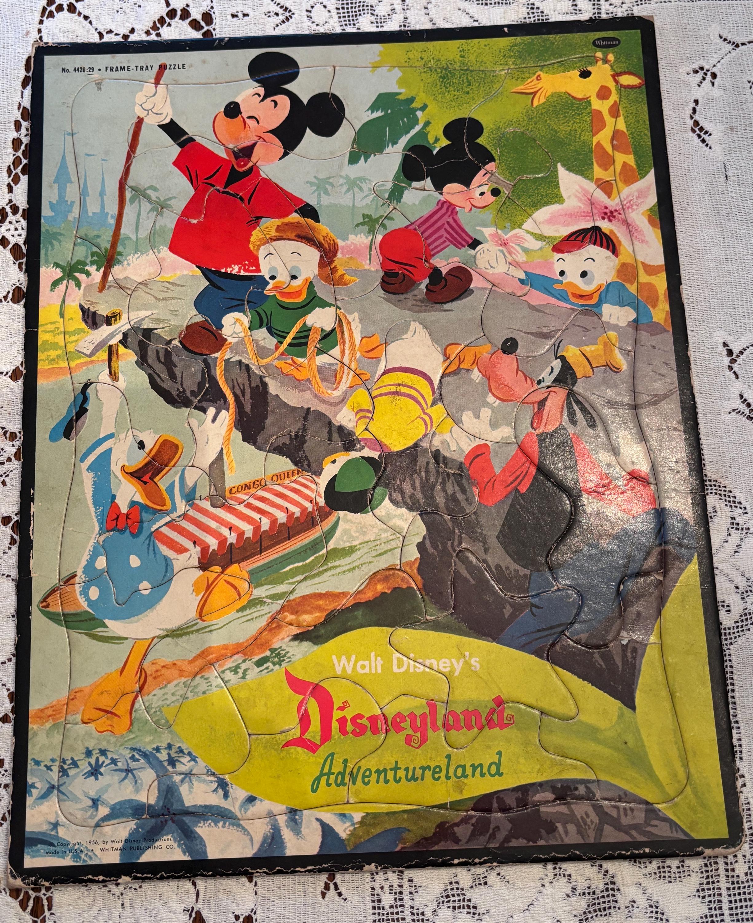 Vintage Disneyland Tray - Etsy