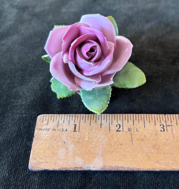 Vintage Porcelain Rose Figurines: Napoleon Italy & KSK Germany