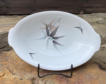 Sango Japan Serving Bowl/Sasa pattern/ Vegetable Dish/ Side Dish