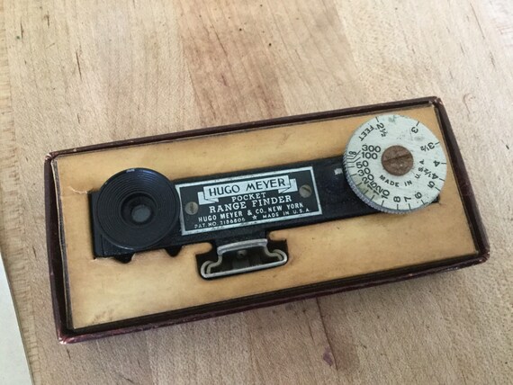 vintage hugo meyer pocket rangefinder in original box vintage hugo meyer pocket rangefinder in original box
