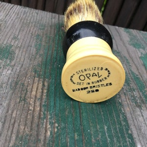 Vintage Barbers Shaving Brush/Opal Barber Bristles 250