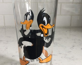 1973 ペプシ ヨセミテサム ダッフィダック ワーナー グラス 2個セット Looney Tunes Glasses - 1973 - 1976 - Pepsi - Warner Bros