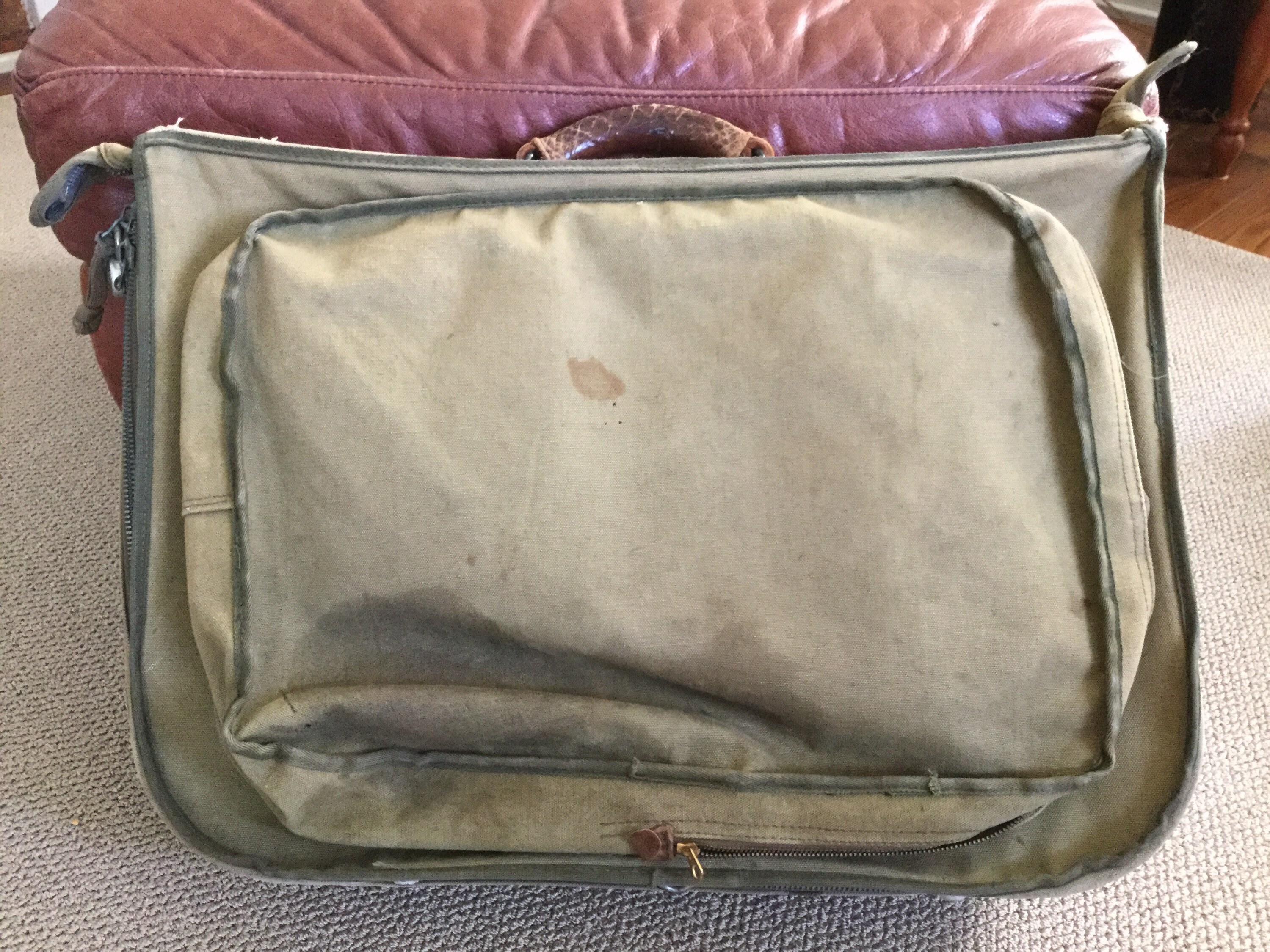 Vintage Garment Bag Military Bag Military Garment Bag -  Israel