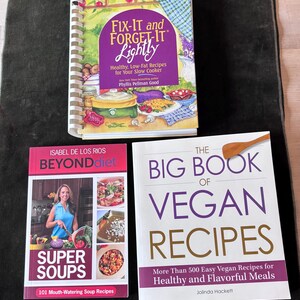 Vegan Recipes Cookbook Bundle: Soups, Slow Cooker, Healthy Meals