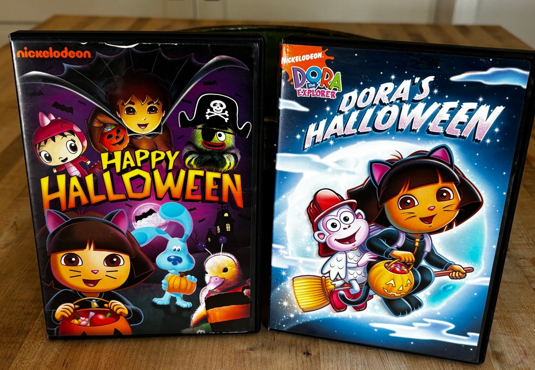 Vintage Two Used Nickelodeon Halloween Dvds Happy Halloween and Doras ...