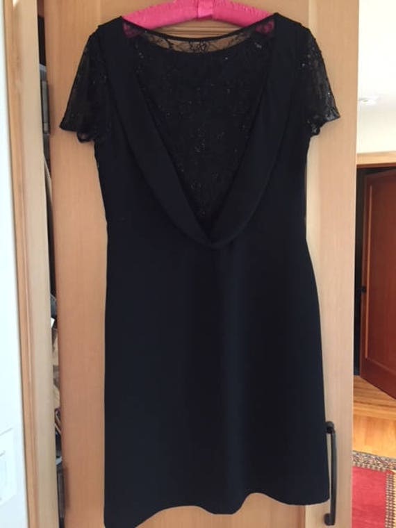 Kay Unger Black Cocktail Dress - image 2