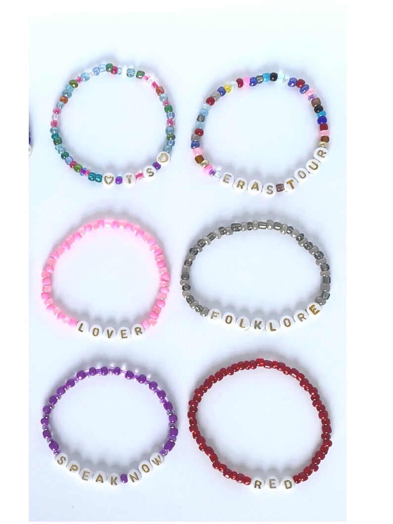 Eras Tour Friendship Bracelets Eras Tour Album Bracelets Etsy