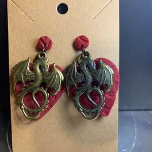 Dragon Heart Earrings