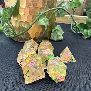 Made to Order Complex 7 Piece Dice Set
