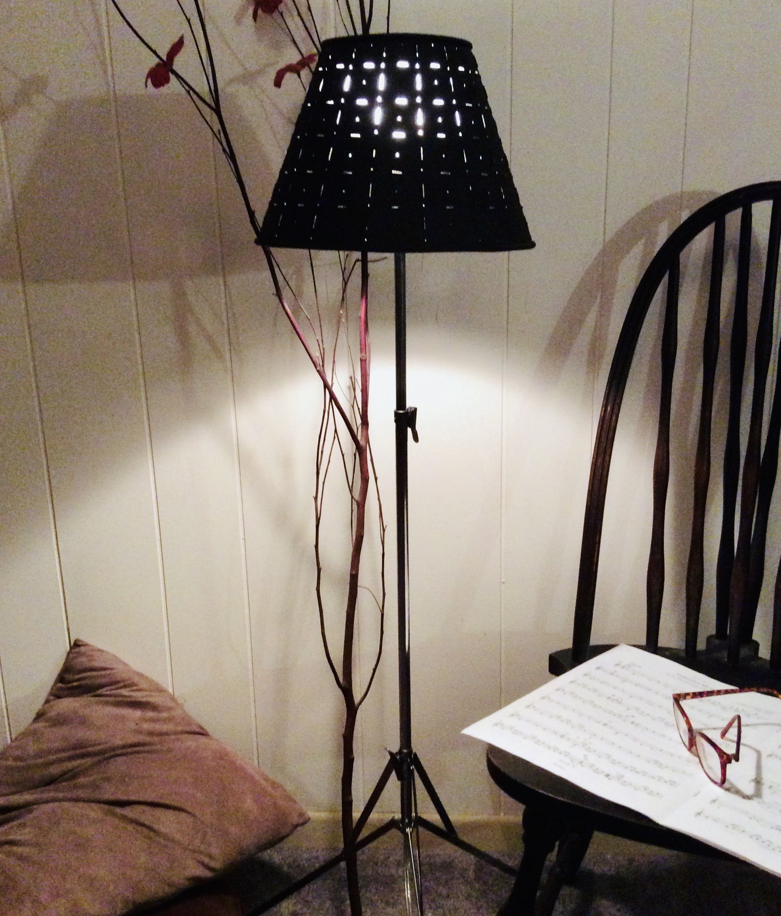 Floor Lamp Music Stand Etsy