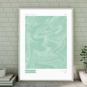 Affirmation Poster, Color Series, Retro Gradient Poster, Grainy Gradient, Retro Aura Gradient, Aesthetic Room, Psychedelic Home Decor