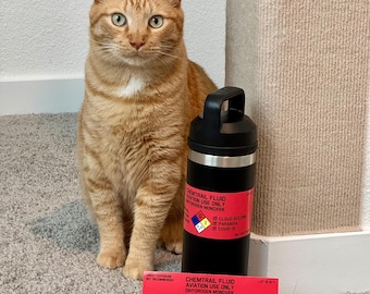 Chemtrail Bottle Sticker