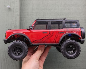 Topography Vinyl for the Traxxas TRX-4M Bronco, by RC Girl