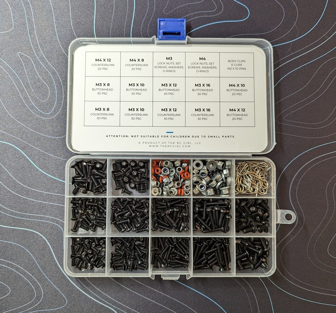 RC Screw Kit 500 Pcs, by the RC Girl Etsy