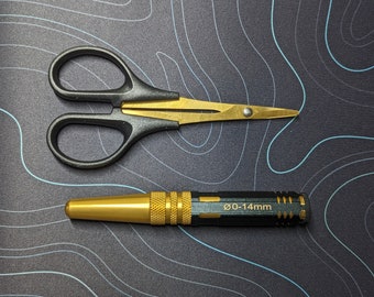 Body Reamer & Curved Scissor Set for the RC hobby