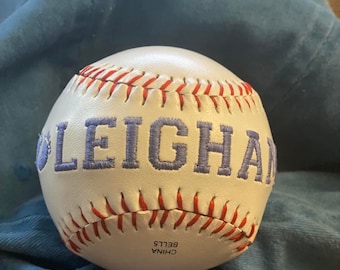 Embroidered Baseball: Custom Stats, Birth Announcement, Coach Gift - Etsy
