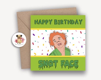 Drop Dead Fred Birthday Card, Happy Birthday, Birthday Card, Pop Culture,  Birthday, Card for Friends, 90's Card, Film Card