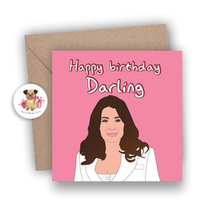 Lisa Vanderpump Geburtstagskarte, LVP Karte, Vanderpump, alles Gute zum Geburtstagskarte, lustige Geburtstagskarte, Karte für sie, Popkultur, Karte für Freunde