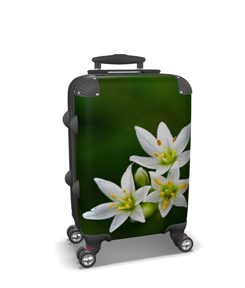 Tiny White Wild Flower Suitcase - Etsy