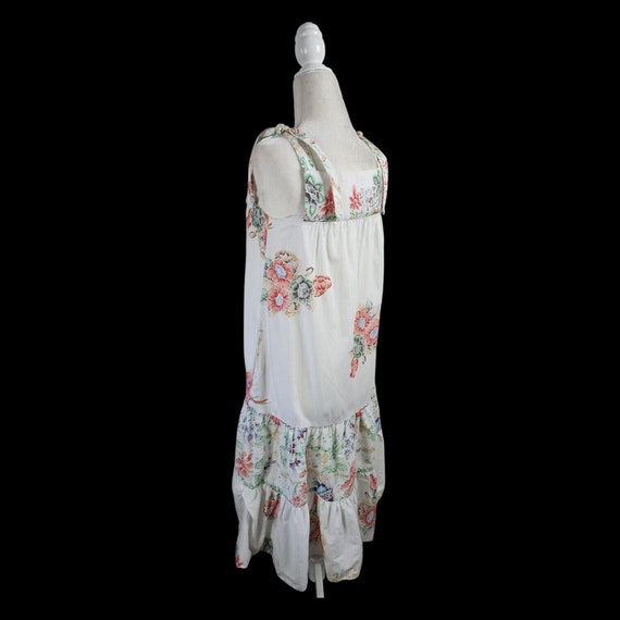 Vintage Sundress Womens Small Tropical Floral Pas… - image 3
