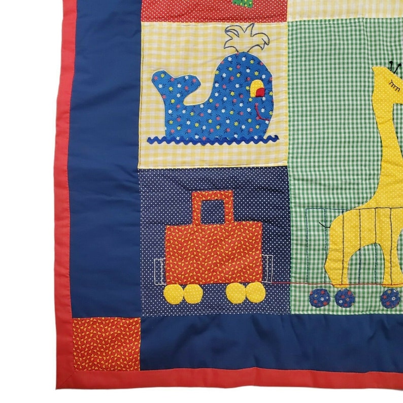 Handmade Wall Quilt Baby Blanket Nursery Throw Lovey Primary Etsy