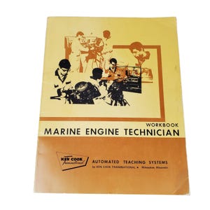 Marine Engine Technician Workbook by Ken Cook Transnational Boat Repair Guide