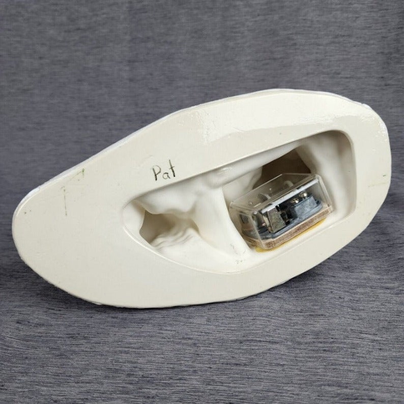 VTG Byron Molds Ceramic Christmas Tree Music Box Walking in a Etsy