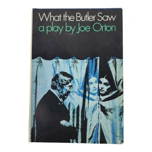 What the Butler Saw A Play by Joe Orton Hardcover BCE Book Crimes of Passion
