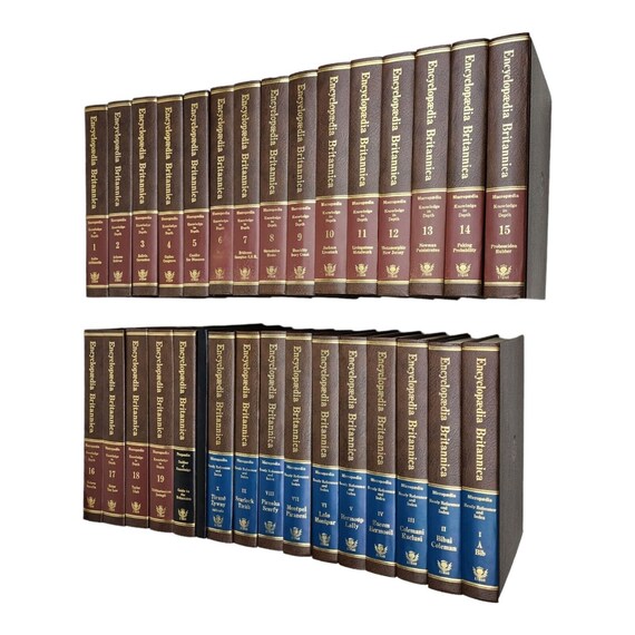 Encyclopedia Britannica Macropaedia Micropaedia 31 Volumes Set - Etsy