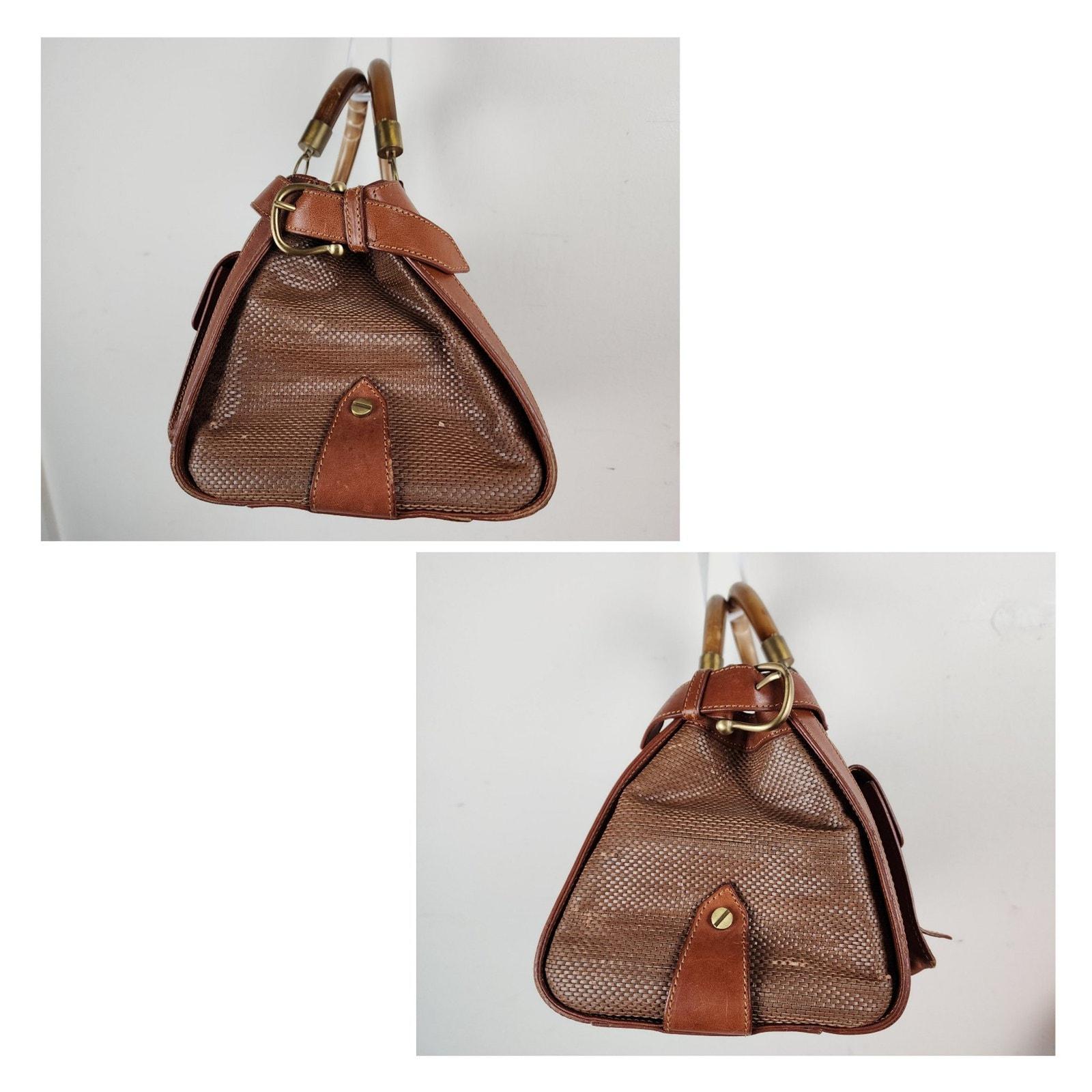 Burberrys PRORSUM ショルダーバッグ　ヴィンテージ Authentic Vintage Burberry Prorsum Leather Saddle Bag Brown Basket