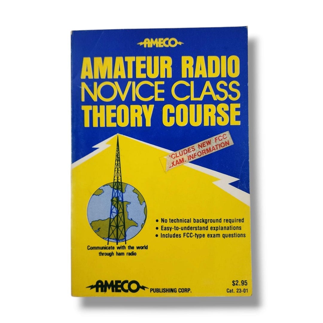Ameco Amateur HAM Radio Novice Class Theory Course FCC Questions Guide ...