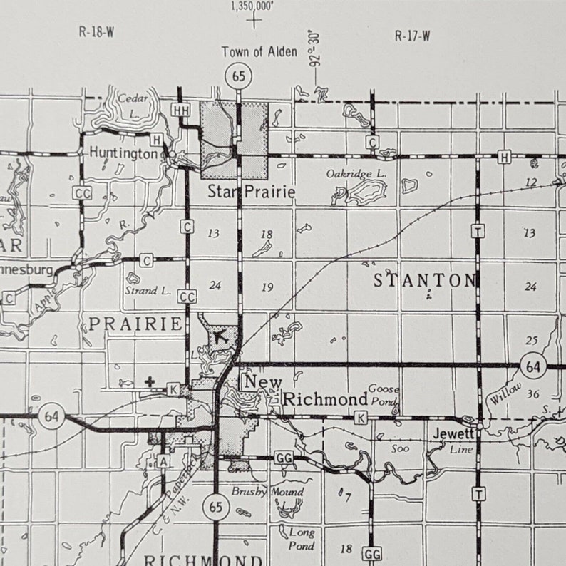VTG St. Croix County Map Wisconsin Department of Transportation