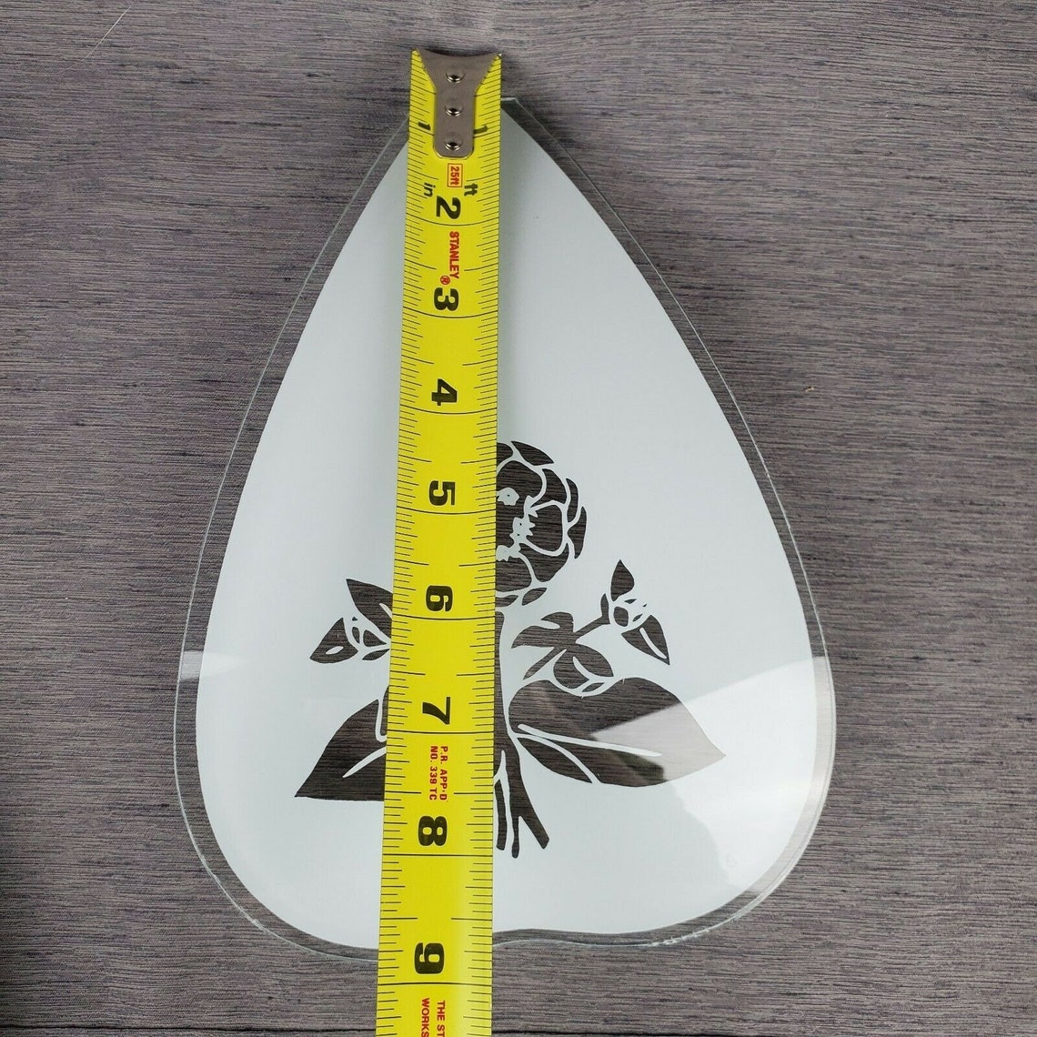 Lot of 6 Touch Lamp Replacement Glass Shade Panels Frosted Etsy