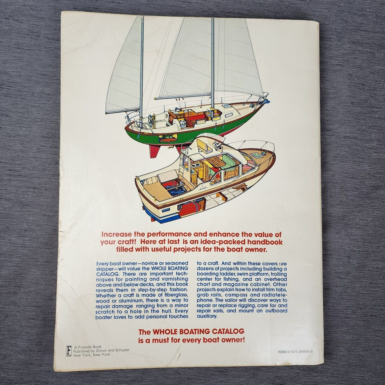 Whole Boating Catalog Practical DIY Reference Guide Book How to Improve