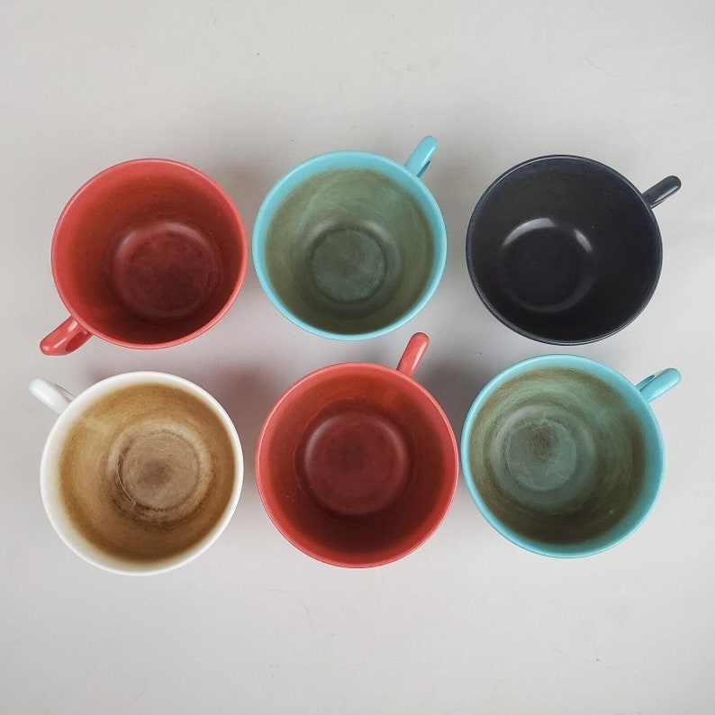 Vintage Melamine 10 Plates Mugs Camping 6 Placesettings Etsy