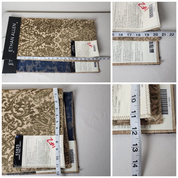 Ethan Allen Upholstery Fabric Samples Discontinued Brocade Haven