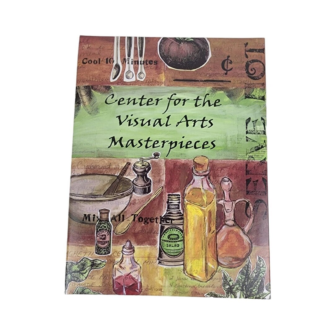 Center for the Visual Arts Masterpieces Cookbook Wausau Etsy