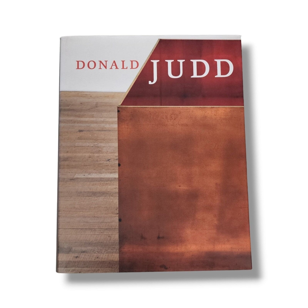 DONALD JUDD アート本 Donald Judd Hardcover Coffee Table Art Book Post War Modern
