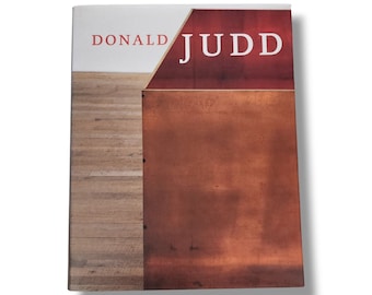 Donald Judd Hardcover Coffee Table Art Book Post War Modern Sculpture Paintings