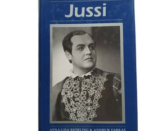 Jussi Biography Hardcover Book Musical Tenor Operatic Bjorling Farkas 1996