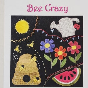 NEW Bee Crazy Watermelon Quilt Pattern Sewing Seeds Company 8"x8" Craft Project