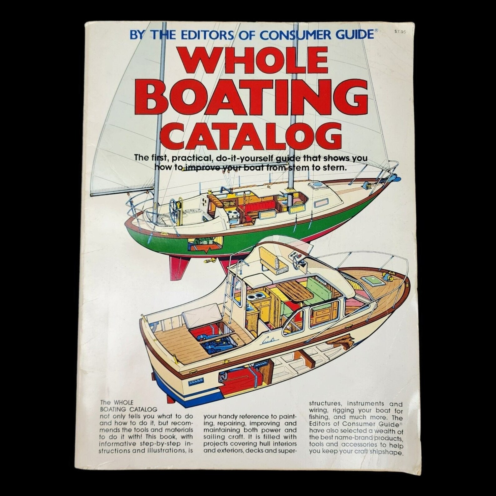 Whole Boating Catalog Practical DIY Reference Guide Book How to Improve