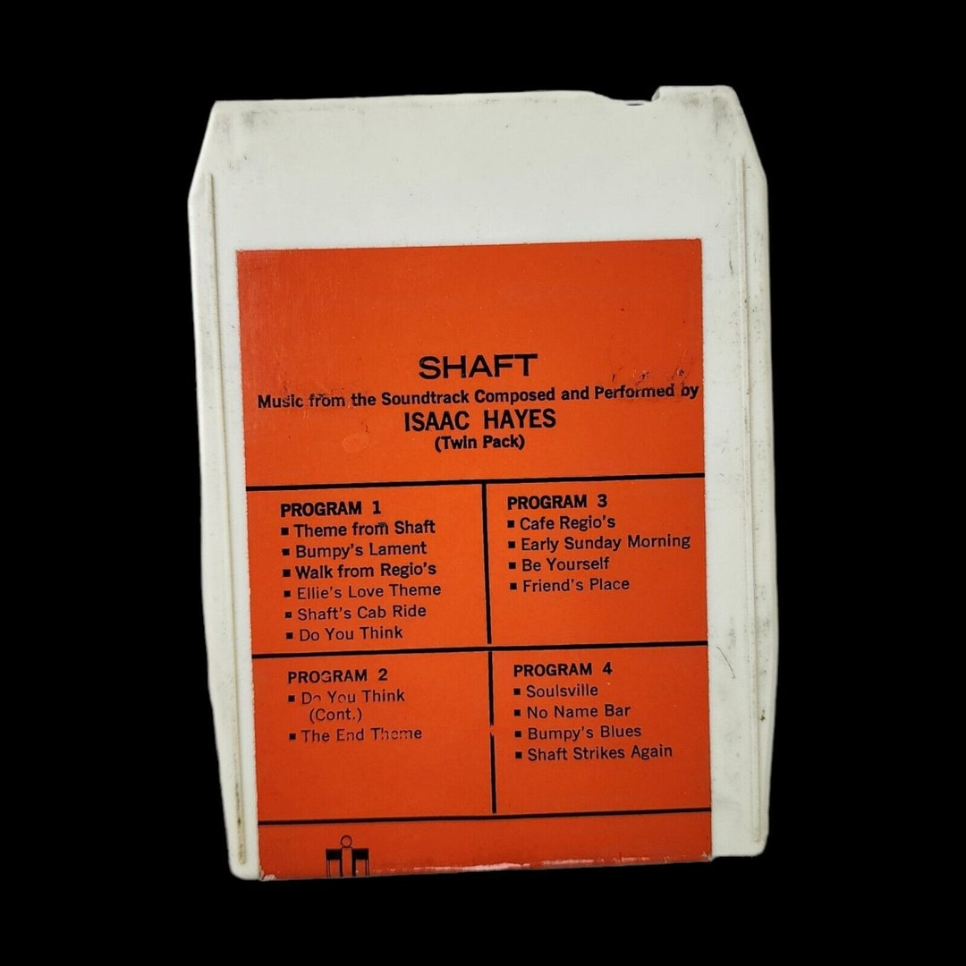 Isaac Hayes Shaft Music From the Soundtrack 8 Track Cartridge A16 Rare