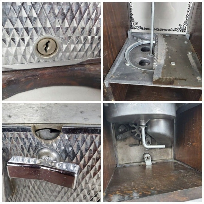 Vintage Toy 'n Joy Penny Gumball Machine Wooden 15 Etsy