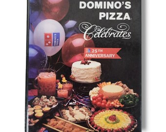 Domino's Pizza Celebrates 25th Anniversary Cookbook Vintage Americana Recipes