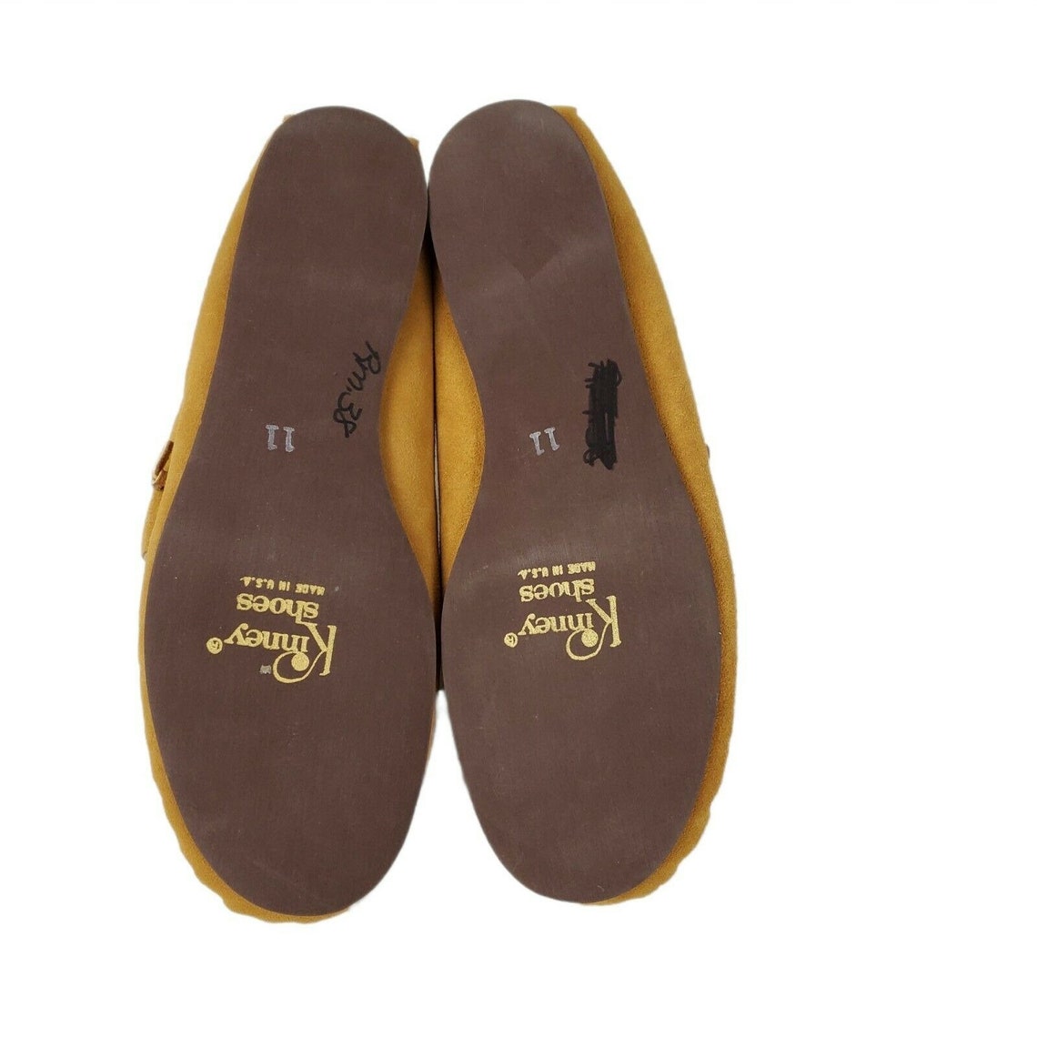 Kinney Shoes House Slippers Vintage Sheepskin Moccasins Mens | Etsy