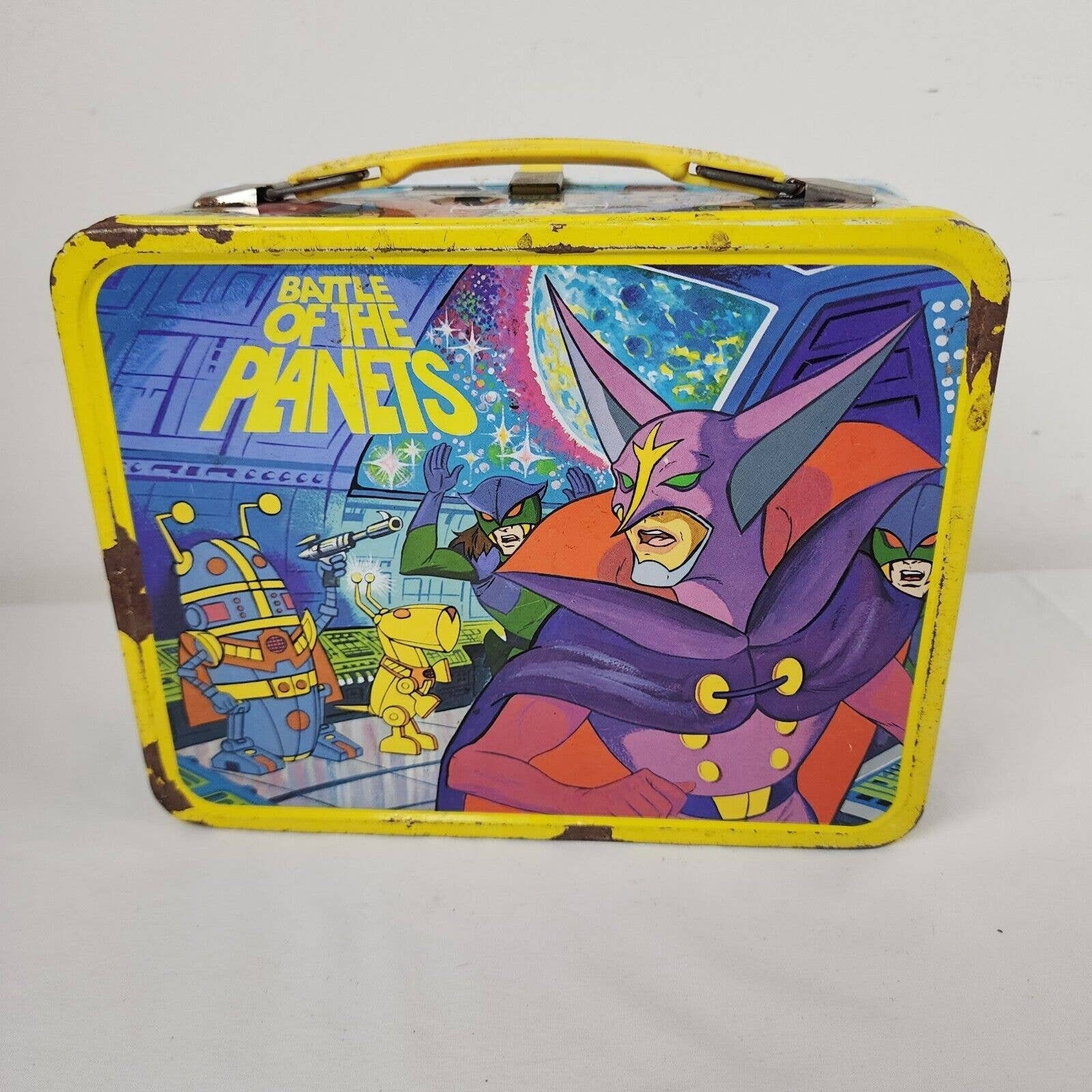 BATTLE OF THE PLANETS 缶ケース☆ Vintage 1979 Battle of the Planets Lunchbox With RARE Dark