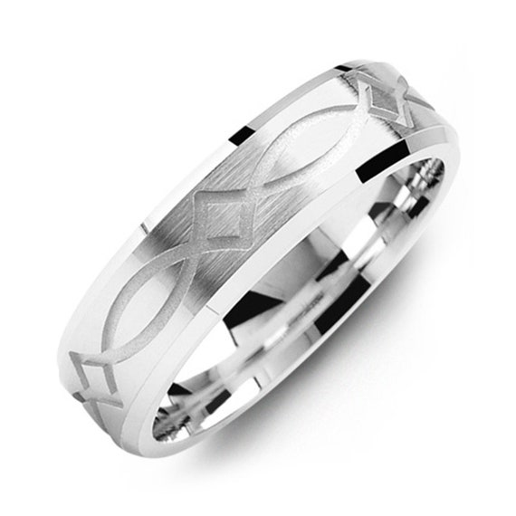 Celtic Wedding Band Unisex, 925 Sterling Silver, Durable Promise Ring for Him, Unique Silver Anniversary Gift, Handcrafted Men's Jewelry