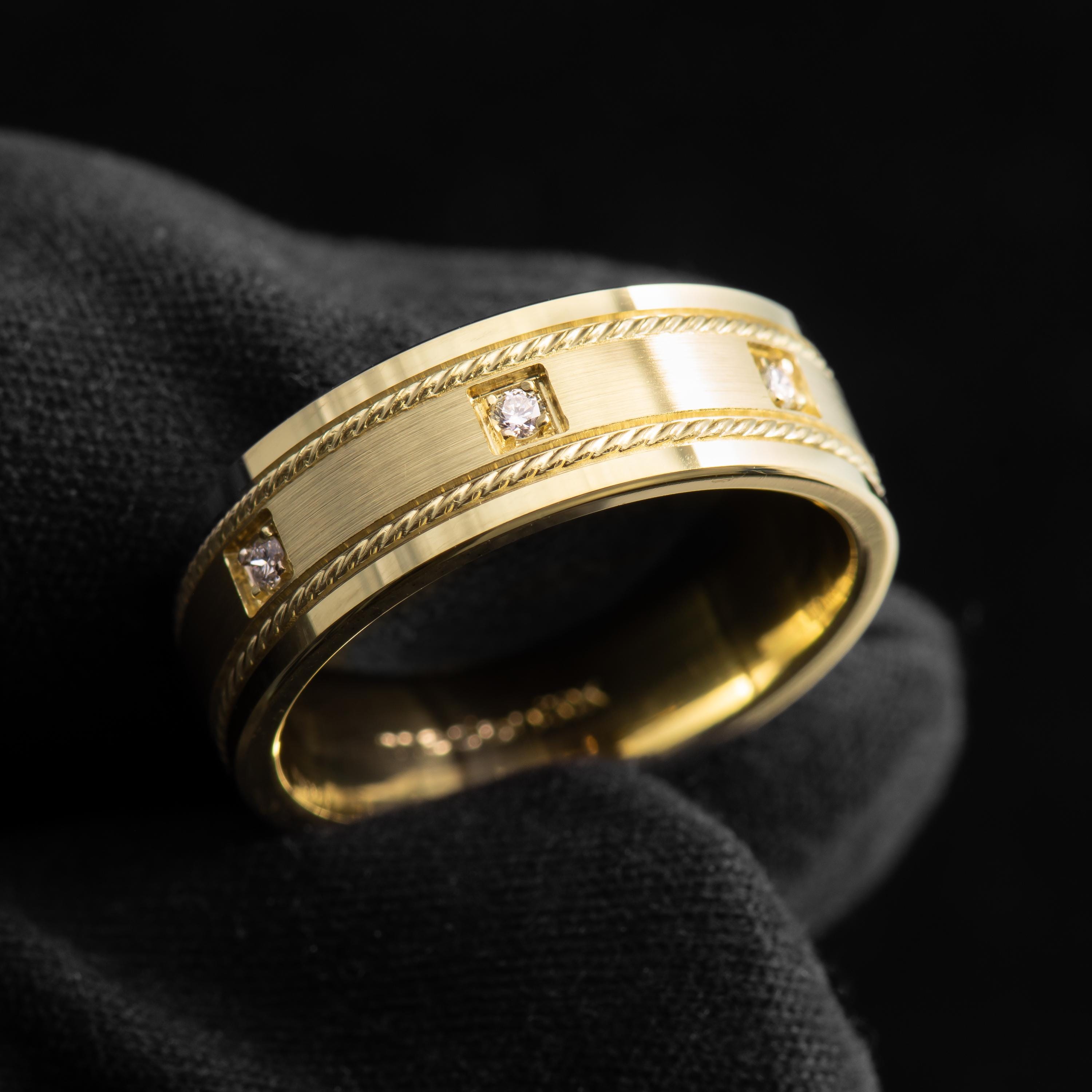 Unique Mens Mens Wedding Band Styles 2021 YourWeddingBandShop